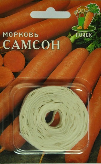 Морковь Самсон, лента 8м Поиск