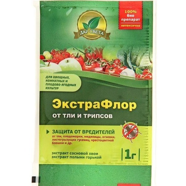 ЭкстраФлор от тли и трипсов, 1гр Доктор Грин