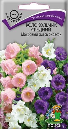 Колокольчик средний Махровый смесь окрасок, 0,1г Поиск