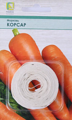 Морковь Корсар, лента 8м Поиск