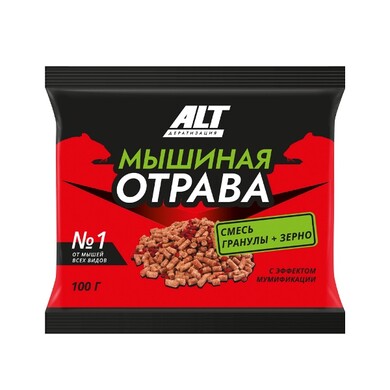 Приманка от грызунов Мышиная отрава, 200г