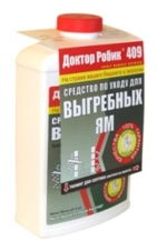 Средство 409 по уходу для выгребных ям, 798 мл Доктор Робик