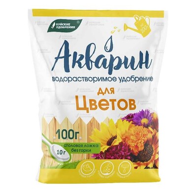 Удобрение Акварин для цветов, 100г БХЗ