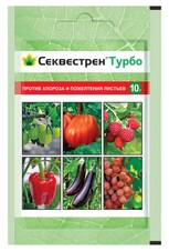 Удобрение Секвестрен Турбо, против хлороза и пожелтения листьев, 25г ВХ